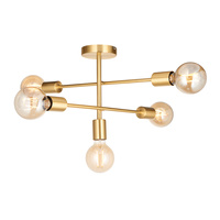 Studio 5 Ceiling Light Satin Brass
