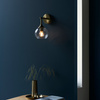 Allegra 1 Wall Light Antique Brass