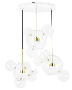 MOOSEE lampa wisząca CAPRI DISC 3 złota