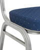 Krzesło bankietowe / konferencyjne ARES niebieske / srebrne