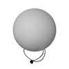 Lampa ogrodowa kula BALL XL biała 80 cm