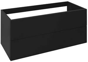 TREOS szafka umywalkowa 110x53x50,5cm, czarny mat