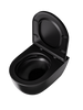 Miska WC VORTEX z deską czarny mat CANEO TR2196DF-U18