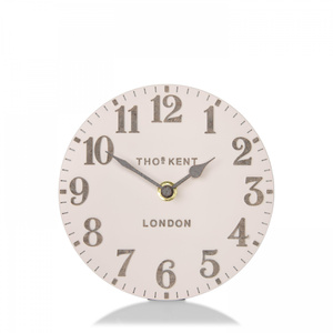 Arabic Mantel Clock Shy Pink 6in