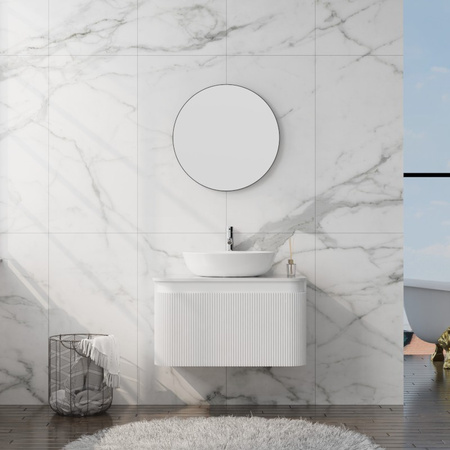 Szafka wisząca z blatem Vermont White 800