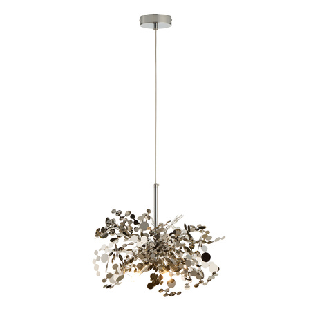 Lampa wisząca MONETTI 40 cm - chrom, dekoracyjna