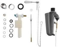 THE NEW YORKER mechanizm spłukujący z łańcuszkiem, chrom