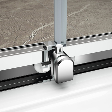 EASY kabina prysznicowa półokrągła 1000x1000mm, szkło czyste