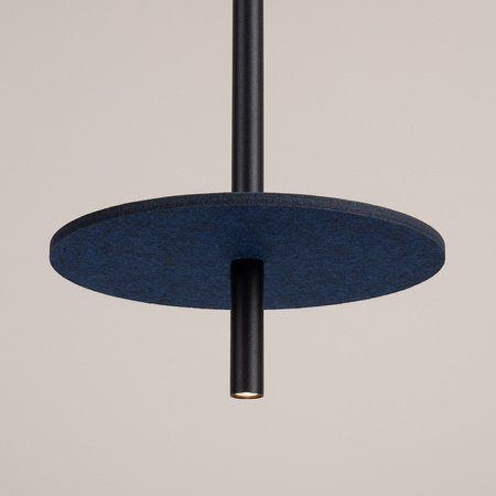 Lampa wisząca FELTRO 1 czarna/granatowa