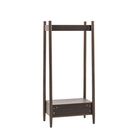Hatfield Open Wardrobe Smoked 800x480x1700mm