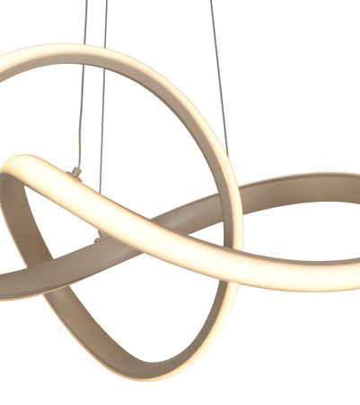 6064-113S Lampa wisząca mała BANDOL kaszmirowa - piaskowa