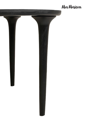 MaMaison stół jadalniany LAMINAR 200      czarny / drewno