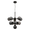 Oscar 11 Pendant Light Black Chrome
