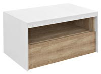 VIERA szafka umywalkowa 80x44x50cm, biały mat/dąb Alabama