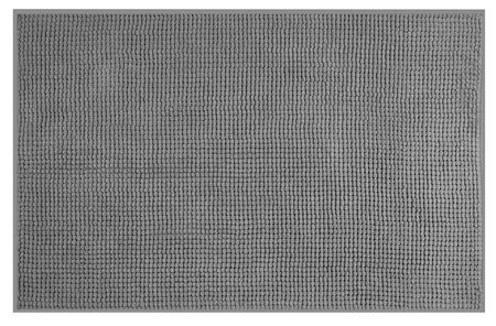 CHENILL dywanik łazienkowy 50x80cm, 100% polyester, szary