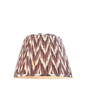 Zigzag Shade Pearl Grey Fabric 275x280x400mm