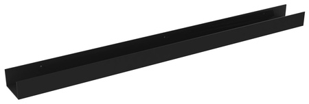 PATRON półka z drążkiem 100cm, czarny