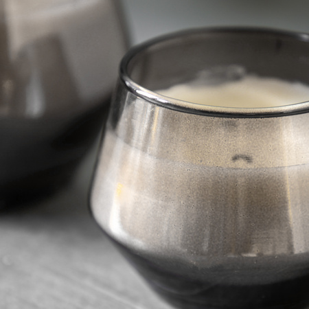 Glass Filled Candle Smoke Black Tea & Bergamot 2pk