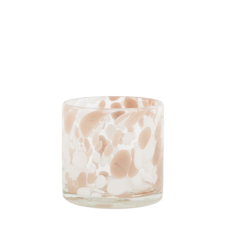 Confetti Candle Holder Taupe Small