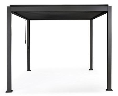 Pergola ogrodowa BIZZOTTO OCEAN 3X4 – antracytowy