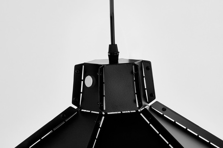 LAMPA SUFITOWA WISZĄCA LOFT CZARNA CONA W1