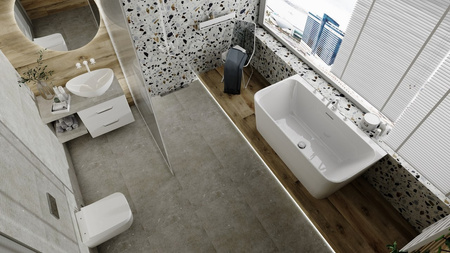 Wanna wolnostojąca przyścienna Mensola 1500