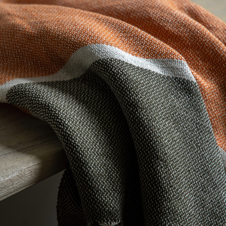 Crosshatch Woven Throw Taupe 1300x1700mm