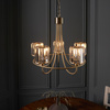 Berenice 5 Pendant Light Antique Brass