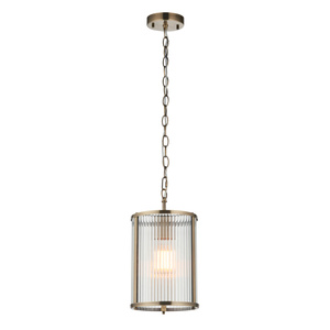 Ridgeton 1 Pendant Light Antique Brass