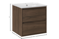 Zestaw meblowy 50cm z umywalką meblową Lava