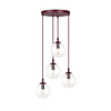 COSMO 4PREM BURGUNDY TRANSPARENT