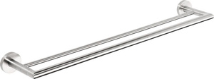 X-STEEL wieszak na ręczniki podwójny 600mm, stal nierdzewna mat
