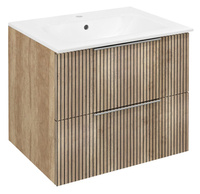 CIRASA STRIP szafka pod umywalkę 59,2x52x46cm, dąb Alabama