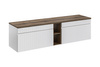 Zestaw meblowy 180cm z blatem i 2 umywalkami nablatowymi Smile