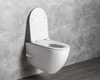 INFINITY CLEANWASH WC wiszące, z dyszą bidetową i zaworem, Rimless, 36,5x53cm, biały