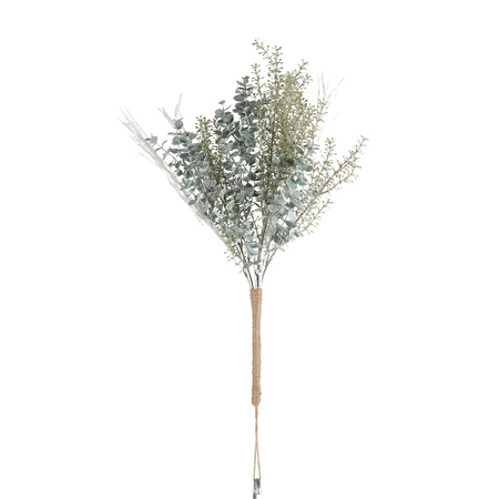 Wild Grass Bouquet Small Green/Cream H460mm