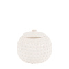 Alba Beaded Trinket Jar White 205x205x185mm