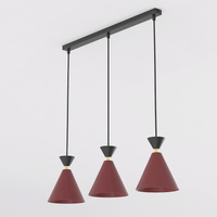 KLEVER 3 BURGUNDY BLACK
