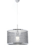 NOWOCZESNA LAMPA WISZĄCA CHROMOWANA LINA W2