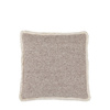 Woodleigh Fringe Cushion Stone 500x500mm