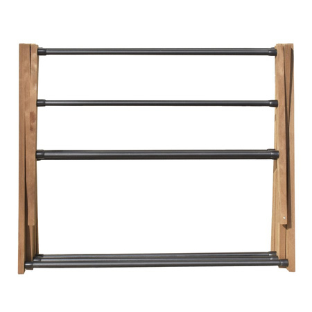 CIKCAK składany stojak na ręczniki 73x97x39cm, drewno jesionowe