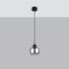 Lampa wisząca ALINO 1 czarna