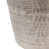 Zahara Hammered Metal Vase Antique Silver 380mm
