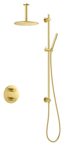 Osier SR 2 - Complete concealed shower system szczotkowany mosiądz pvd