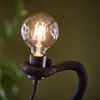 Lampa stołowa Capuchin – matowa czarna, 13,5 × 39,5 × 37,5 cm