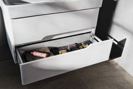 MEDIENA szafka umywalkowa 96x51x48,5cm, biały mat/biały mat