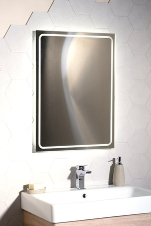 Lustro GEMINI z oświetleniem LED 60x80cm