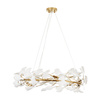 Lampa wisząca BOTANIKA 80cm -złota, G9, regulowana, designerska