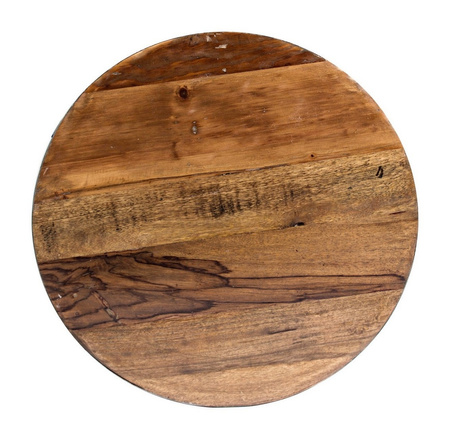 BIZZOTTO Stolik kawowy LANCASTER 70 cm – szary, drewno z recyklingu, nowoczesny design