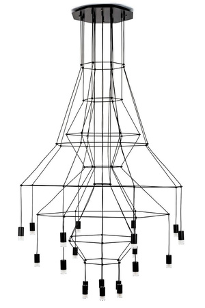 MOOSEE lampa wisząca FLUSSO 20 czarna